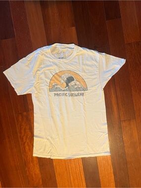 Pacific Sunwear (PS/LA) White Crewneck Tee